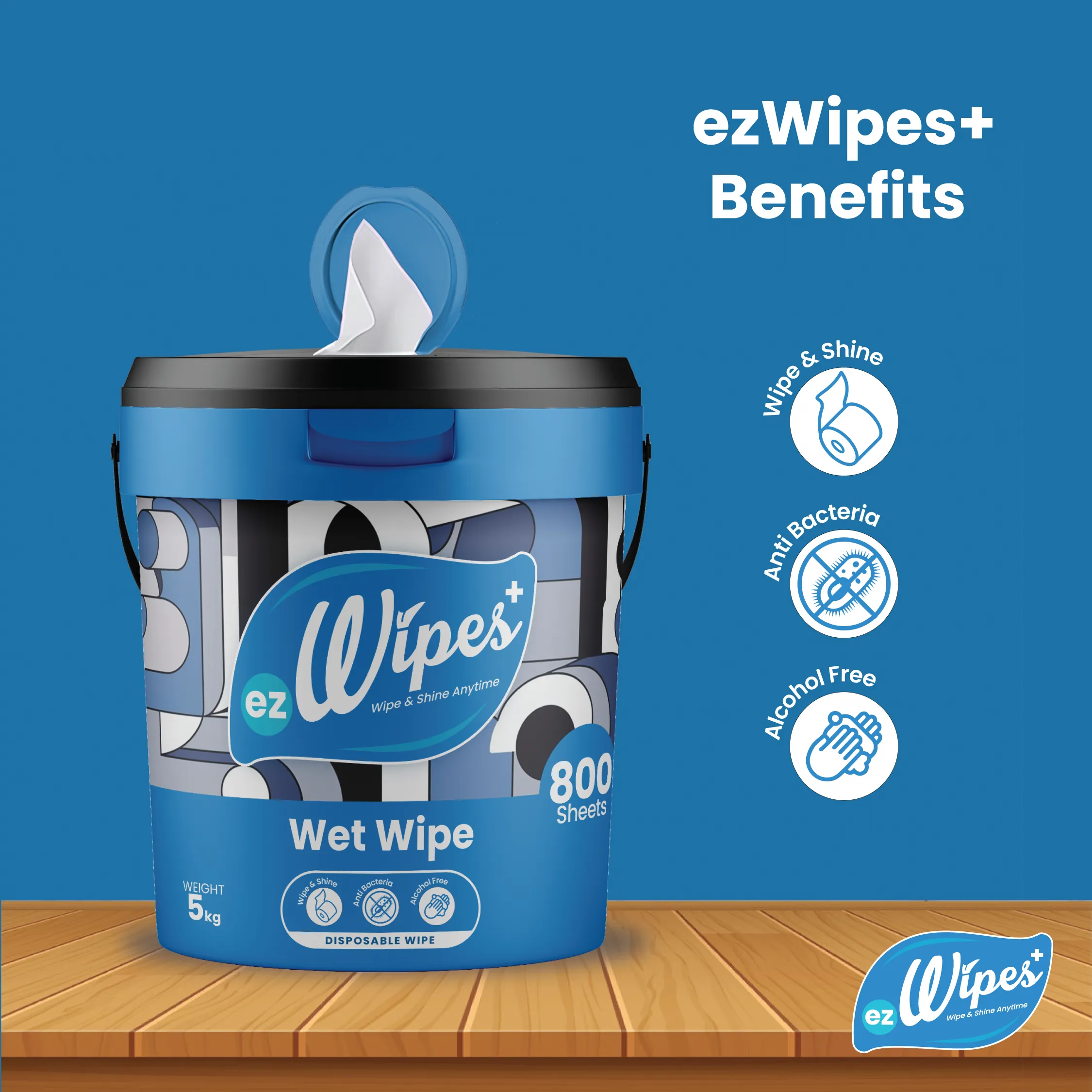 EZWipes+ Wet Wipes - Image 2